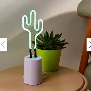 Neon Cactus LED Light urban outfitters